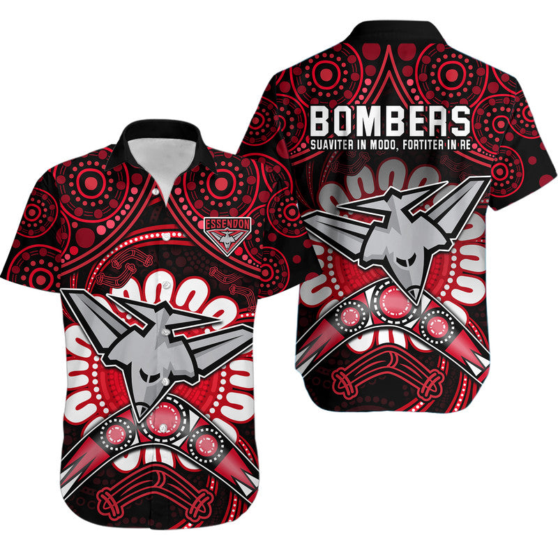 bombers-football-hawaiian-shirt-boomerang-indigenous-dots
