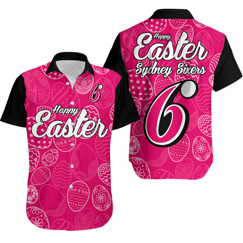 sydney-sixers-cricket-happy-easter-day-hawaiian-shirt-simple-style