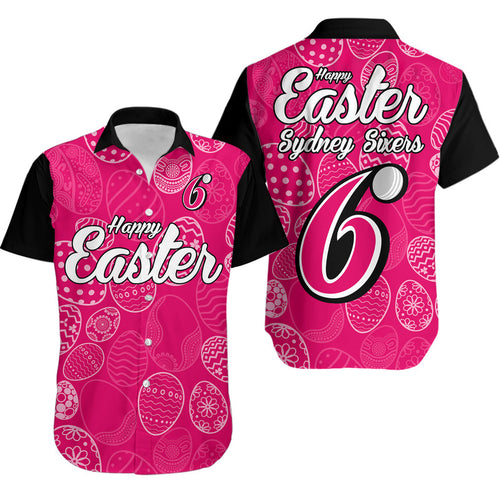 sydney-sixers-cricket-happy-easter-day-hawaiian-shirt-simple-style