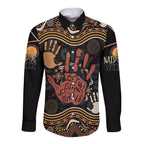 personalised-naidoc-week-2022-long-sleeves-button-shirt-aboriginal-art-hand-stencils
