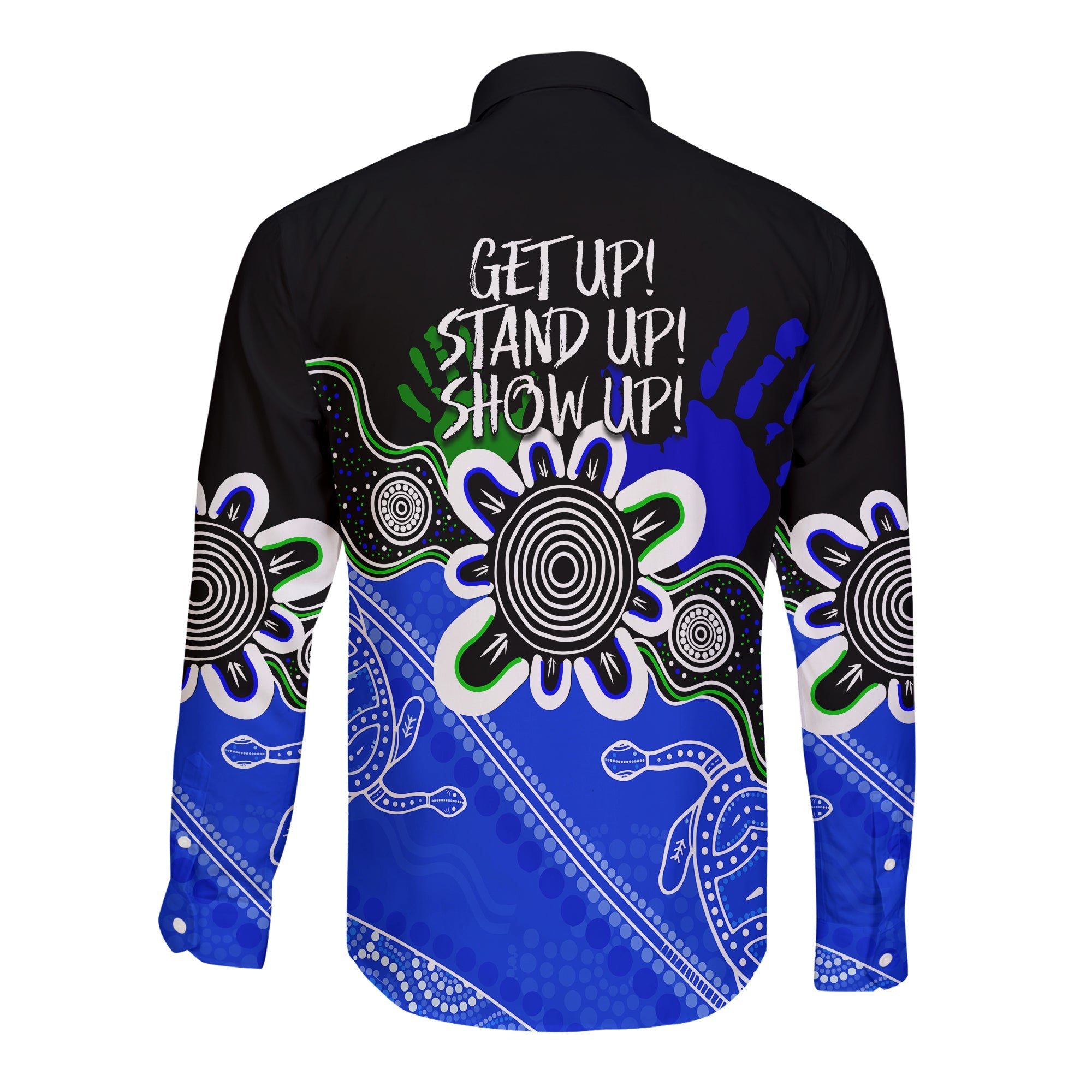 indigenous-torres-straits-naidoc-week-2022-long-sleeves-button-shirt-turtles-style