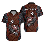 (Custom Personalised) Aboriginal Dot Hawaiian Shirt Platypus Victory - Vibe Hoodie