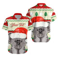 custom-personalised-australia-merry-christmas-hawaiian-shirt-koala-lovers