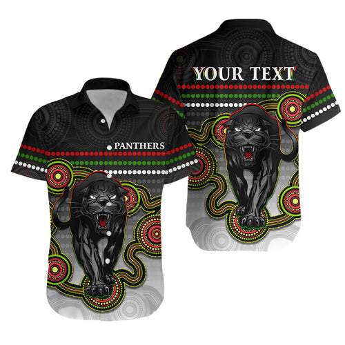 (Custom Personalised) Panthers Indigenous Hawaiian Shirt Version White Alternate - Vibe Hoodie