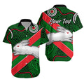 (Custom Personalised) Rabbitohs Indigenous Hawaiian Shirt Version 01 Brave - Vibe Hoodie