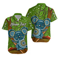 (Custom Personalised) Koala Climbing Tree Hawaiian Shirt Aboriginal Aussie - Vibe Hoodie