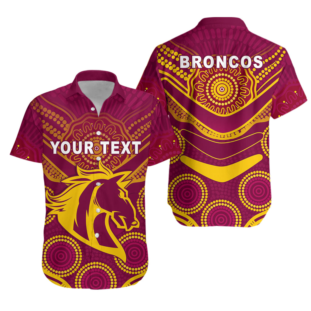 (Custom Personalised) Broncos Indigenous Hawaiian Shirt LT13 - Vibe Hoodie