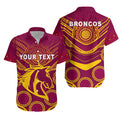 (Custom Personalised) Broncos Indigenous Hawaiian Shirt LT13 - Vibe Hoodie