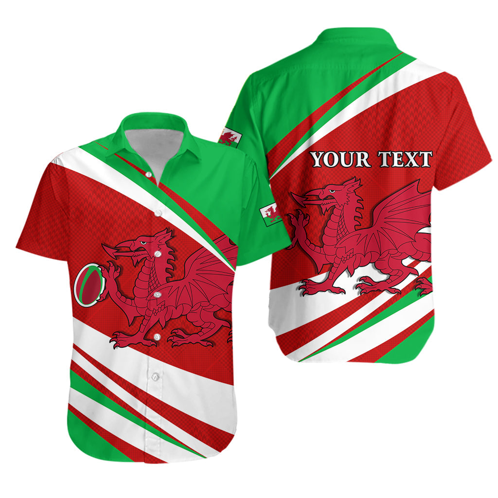 (Custom Personalised) Wales Rugby 2021 Hawaiian Shirt Mix Pattern Six Nations - Vibe Hoodie