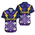 (Custom Personalised) Storm Indigenous Hawaiian Shirt Melbourne - Vibe Hoodie