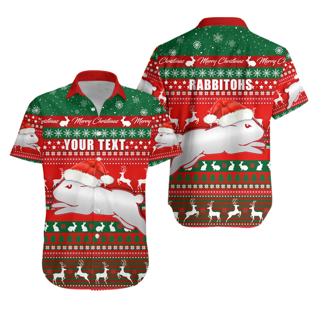 custom-personalised-rabbitohs-christmas-hawaiian-shirt-south-sydney-indigenous
