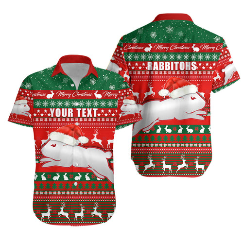 custom-personalised-rabbitohs-christmas-hawaiian-shirt-south-sydney-indigenous