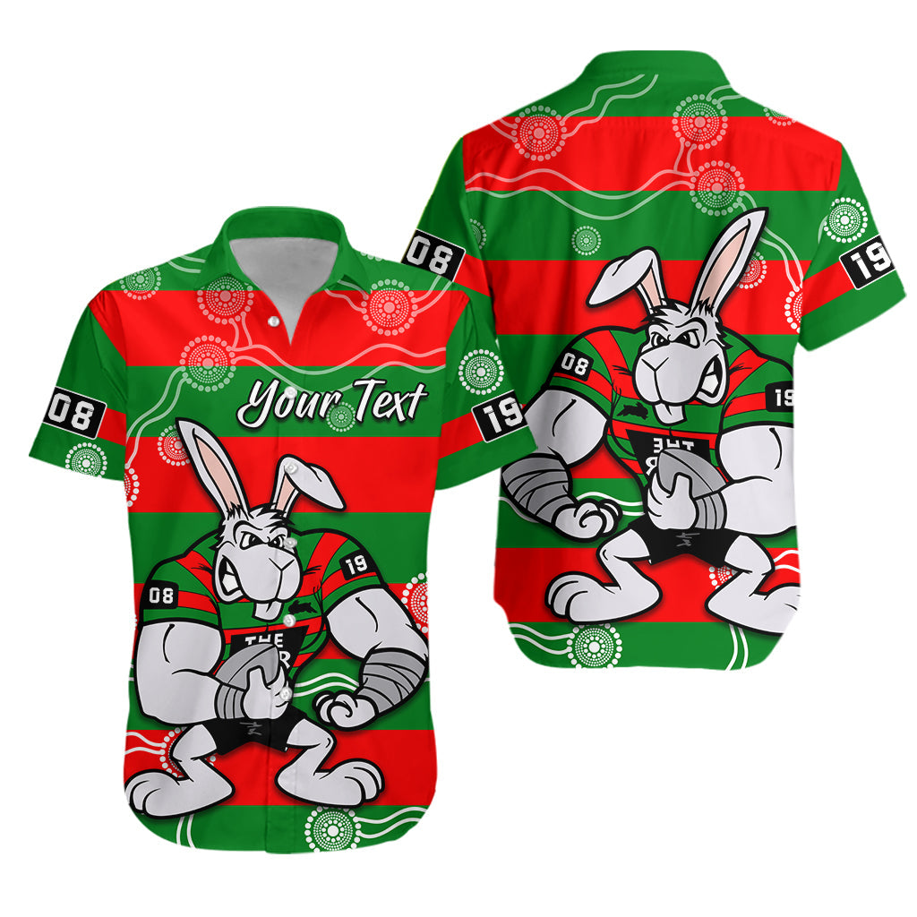 (Custom Personalised) Rabbitohs Hawaiian Shirt South Sydney - Vibe Hoodie