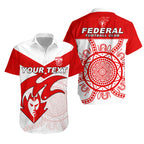 (Custom Personalised) Federal Football Hawaiian Shirt Indigenous Impressive LT13 - Vibe Hoodie