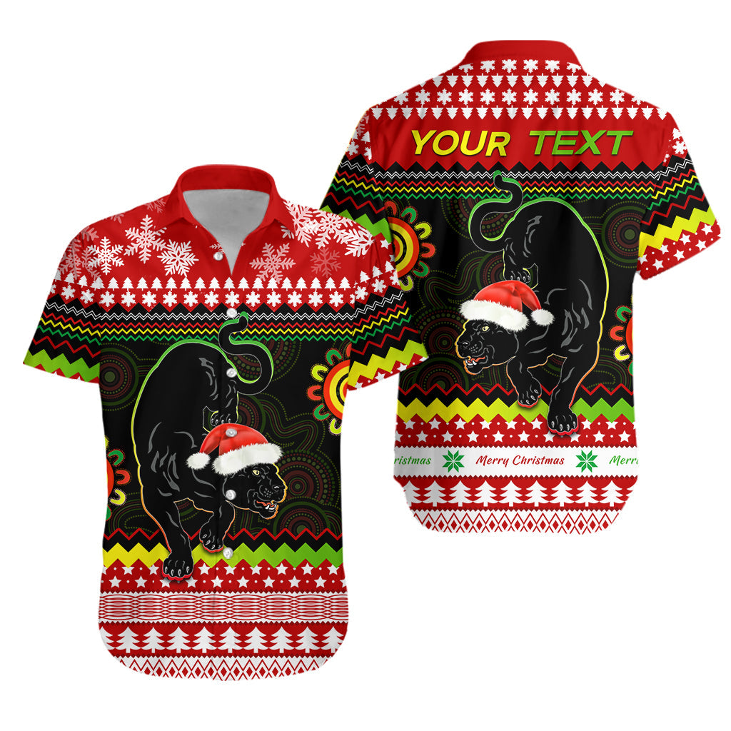 custom-personalised-panthers-christmas-hawaiian-shirt-penrith-snow-mix-indigenous