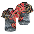 (Custom Personalised) Aboriginal Dot Hawaiian Shirt Eagles Victory - Vibe Hoodie