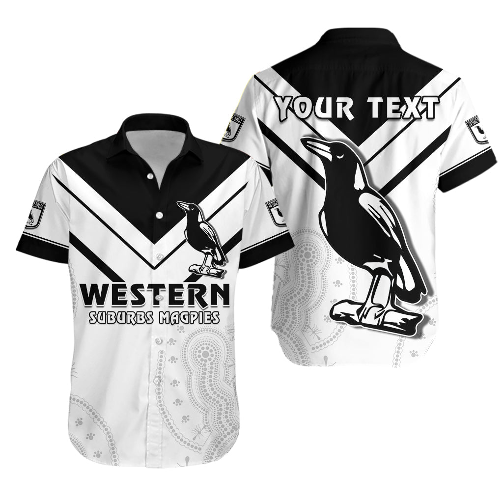 (Custom Personalised) The Magpies Indigenous Hawaiian Shirt 1908 Western Suburbs - Vibe Hoodie