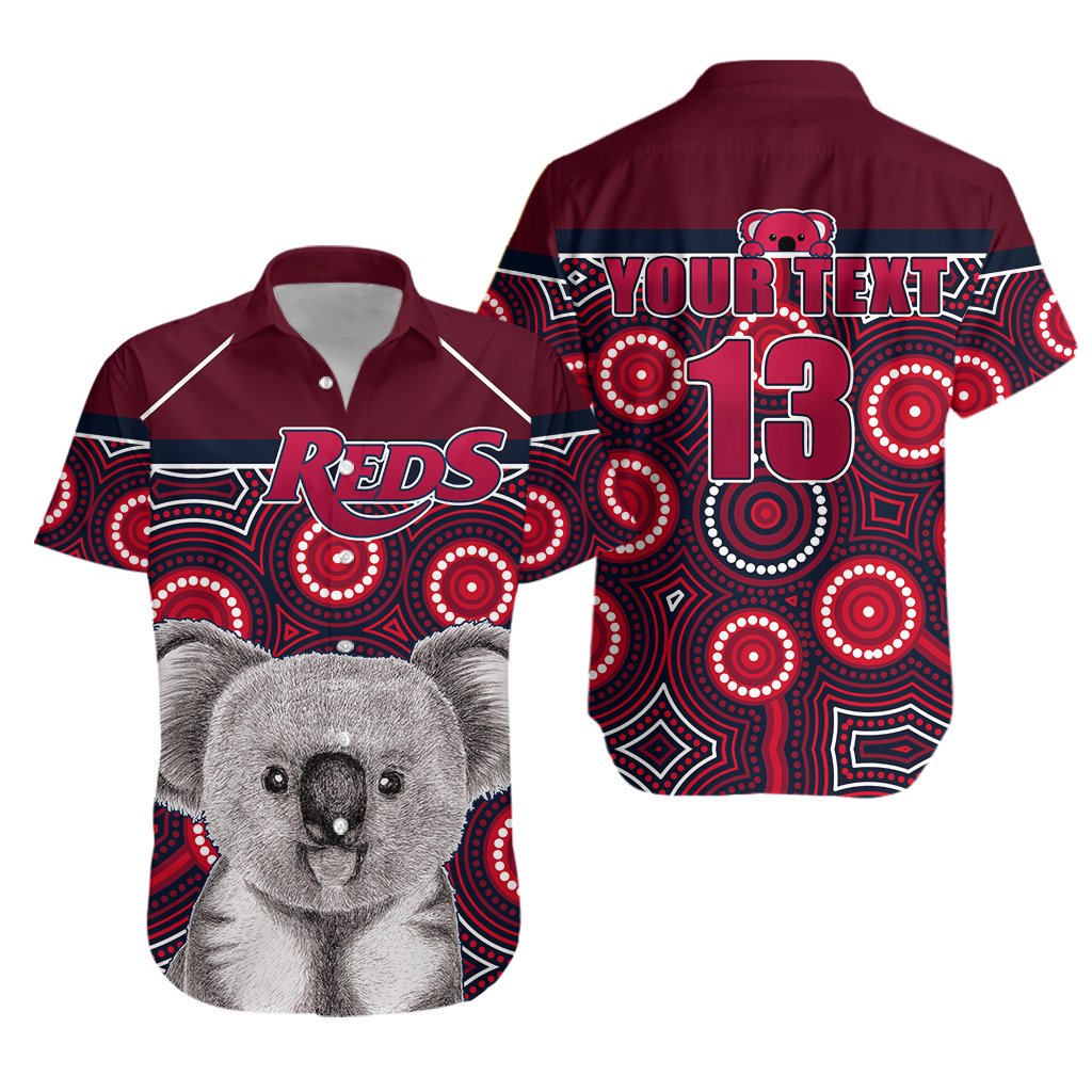 custom-personalised-reds-rugby-australian-hawaiian-shirt-simple-indigenous-queensland-custom-text-and-number