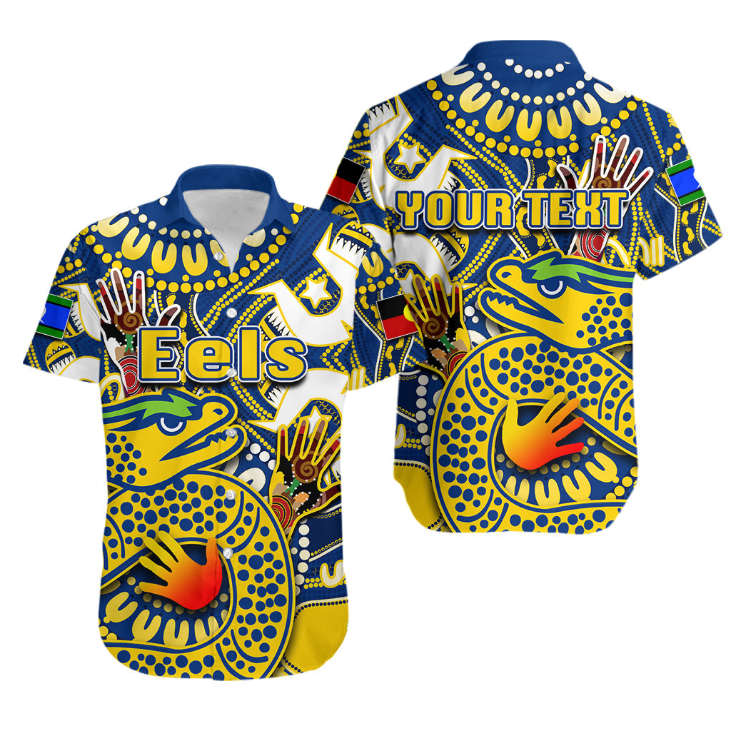 (Custom Personalised)NAIDOC Parramatta Eels Hawaiian Shirt Naidoc Patterns LT6 - Vibe Hoodie