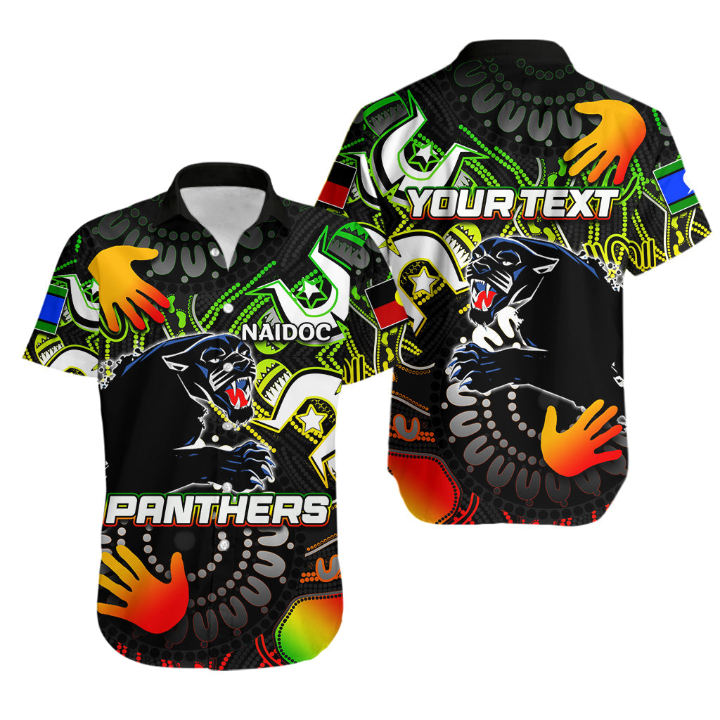 (Custom Personalised)Naidoc Panthers Hawaiian Shirt Naidoc Patterns LT6 - Vibe Hoodie