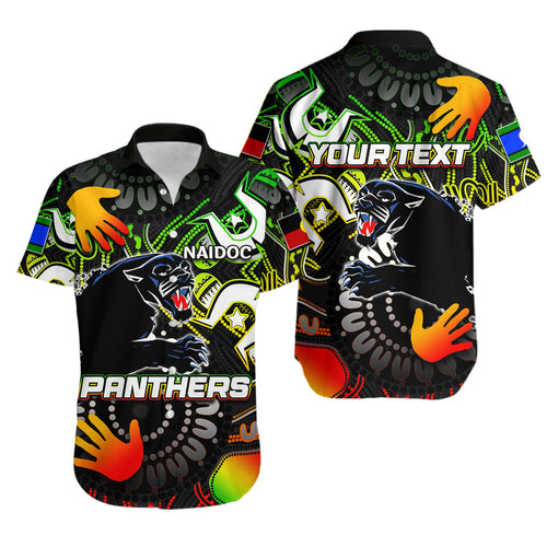 (Custom Personalised)Naidoc Panthers Hawaiian Shirt Naidoc Patterns LT6 - Vibe Hoodie