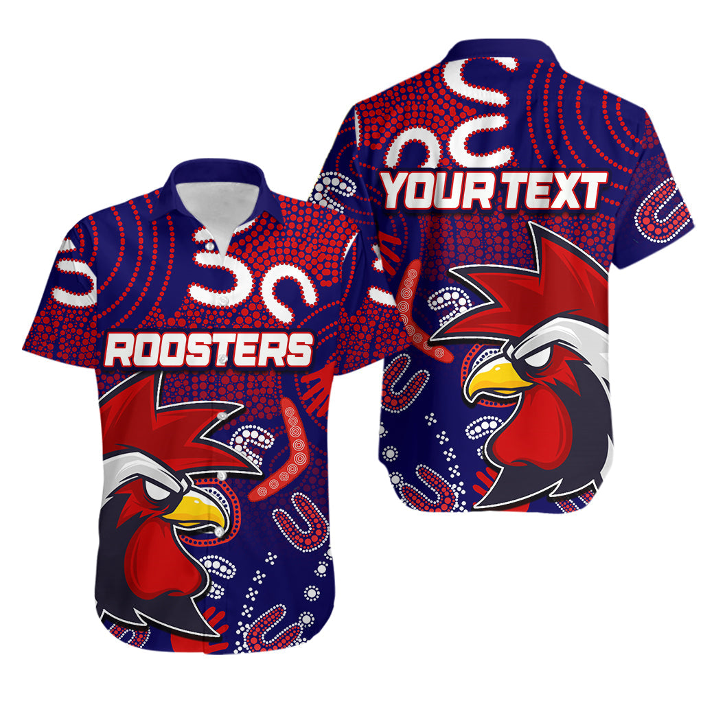 (Custom Personalised)Roosters Hawaiian Shirt Indigenous No.1 LT6 - Vibe Hoodie