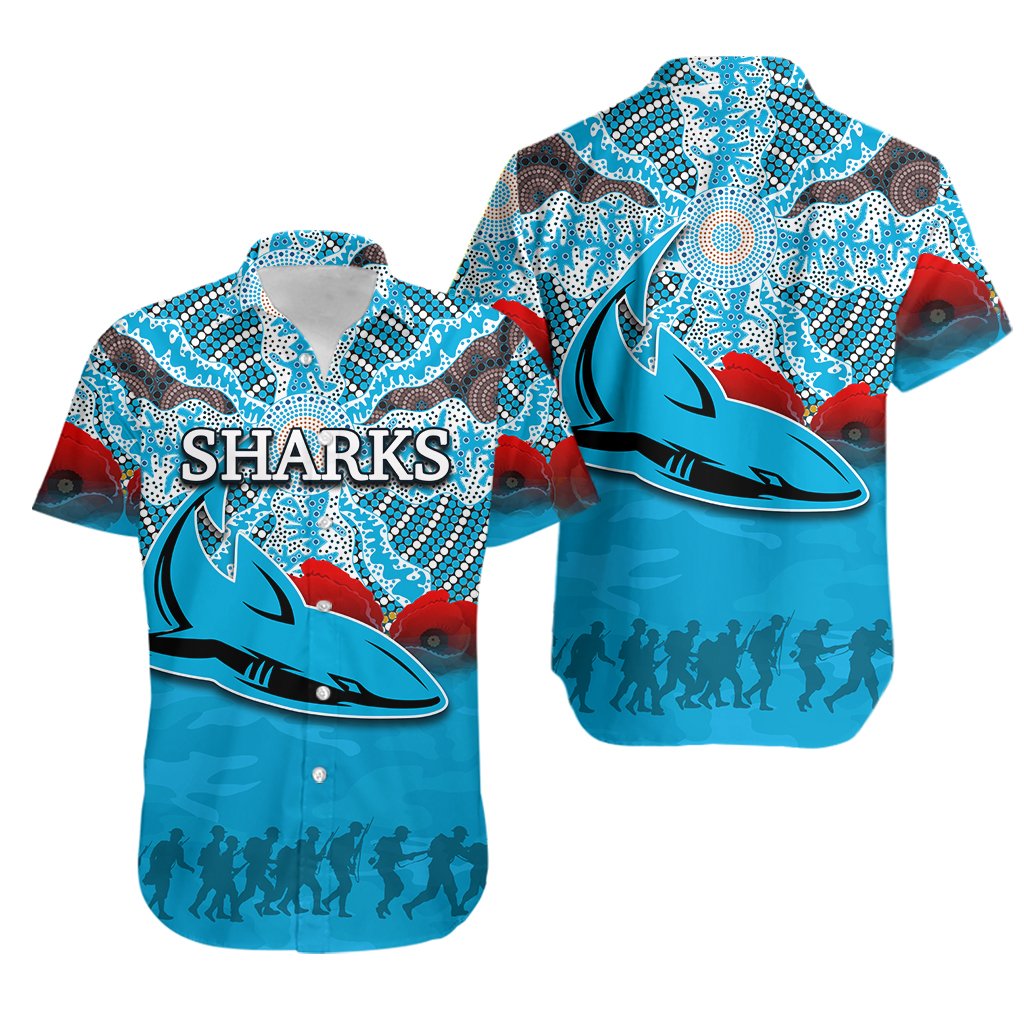 sharks-aboriginal-hawaiian-shirt-anzac-day