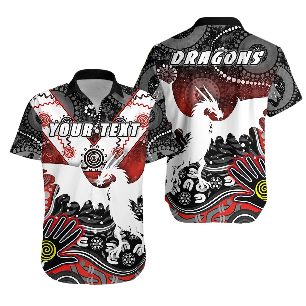 custom-personalised-white-dragons-hawaiian-shirt-indigenous