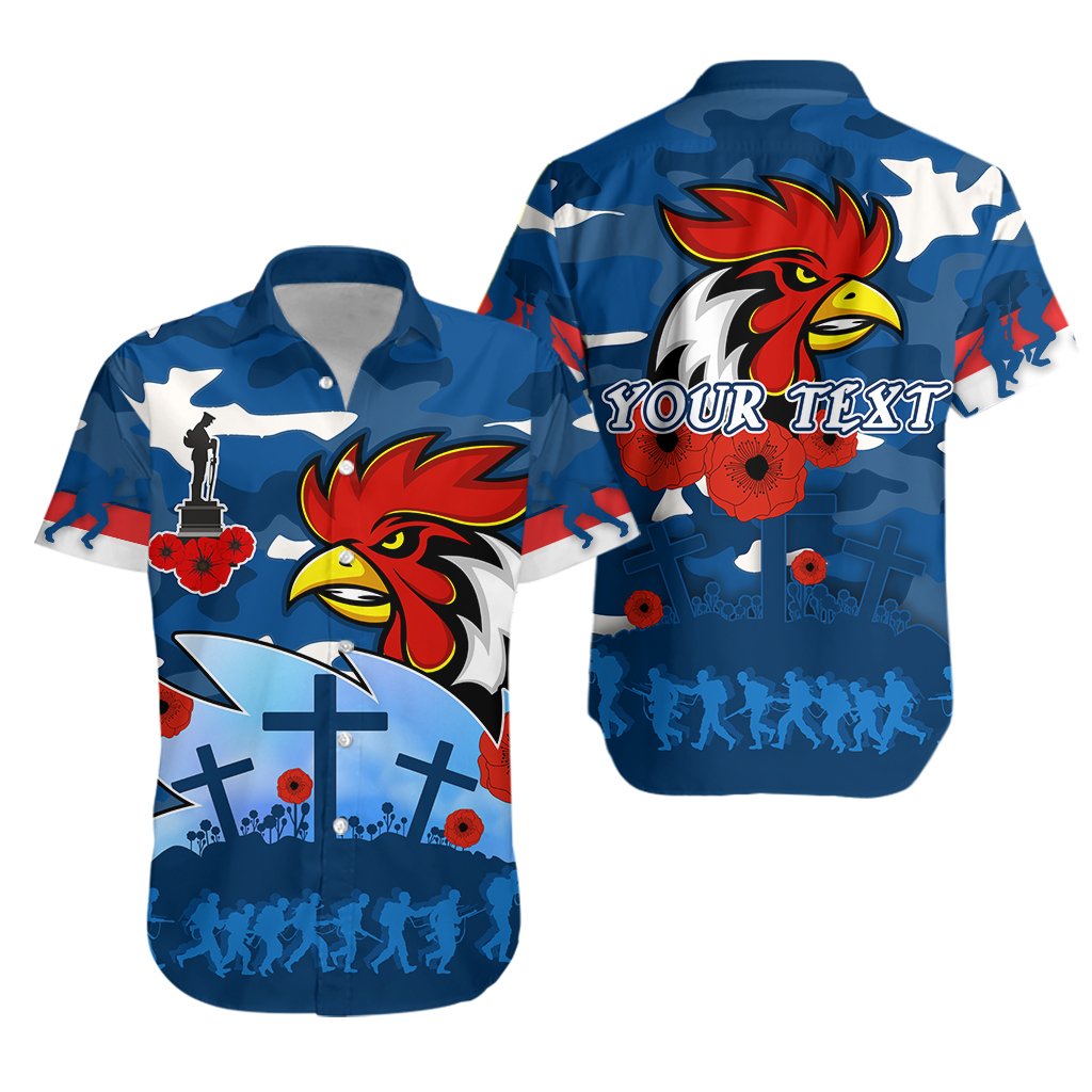 custom-personalised-roosters-anzac-day-hawaiian-shirt-military-blue