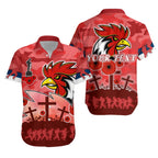 custom-personalised-roosters-anzac-day-hawaiian-shirt-military-red