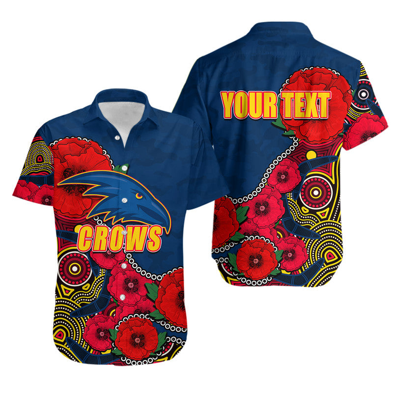 custom-personalised-anzac-day-afl-crows-army-mix-aboriginal-hawaiian-shirt