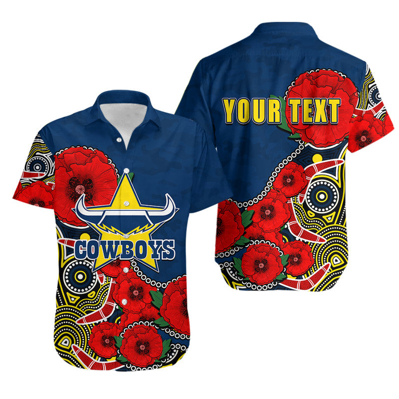 custom-personalised-anzac-day-nrl-cowboys-army-mix-aboriginal-hawaiian-shirt
