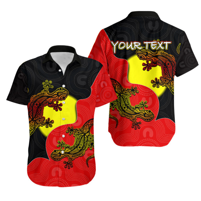 custom-personalised-aboriginal-flag-mix-lizard-hawaiian-shirt
