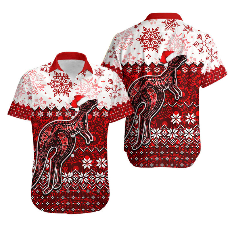 aboriginal-christmas-2022-kangaroo-hawaiian-shirt-red-style