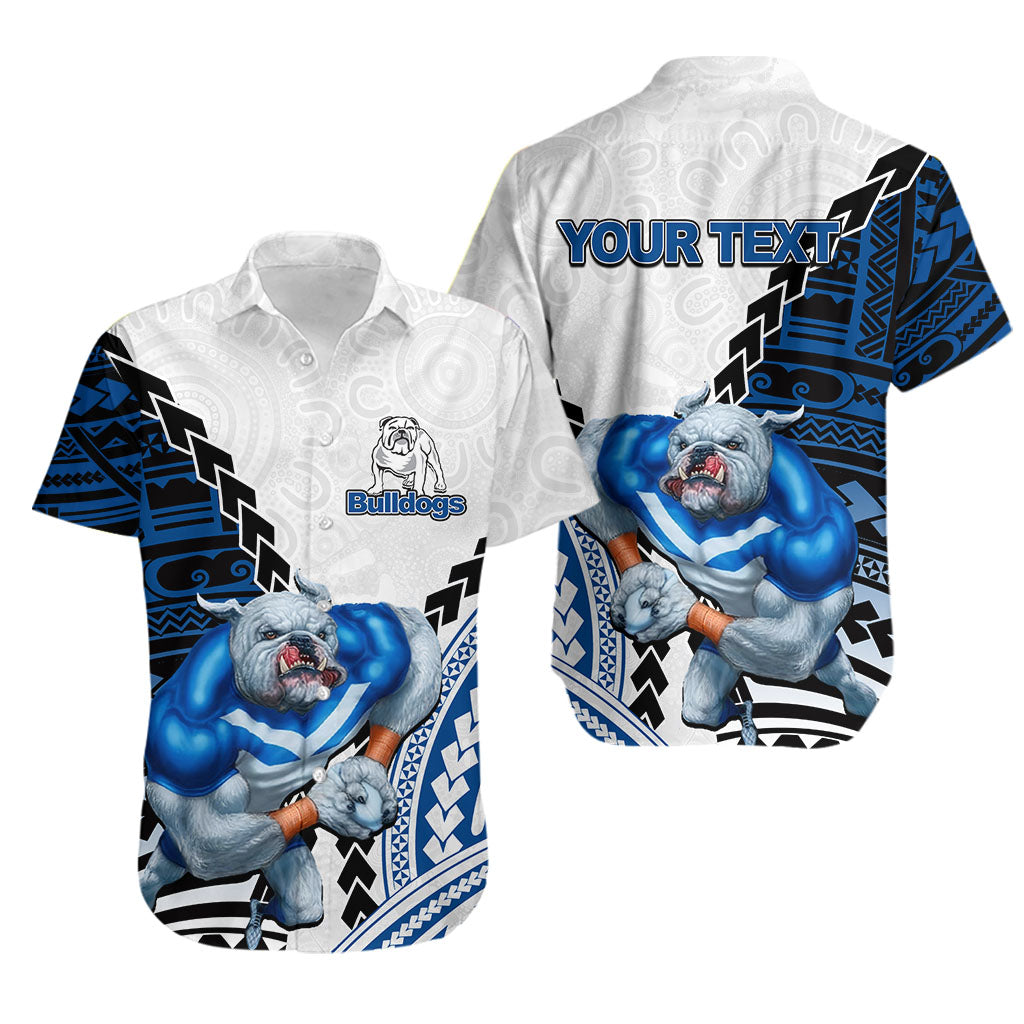 Bulldogs Rugby Hawaiian Shirt Mix Polynesian 