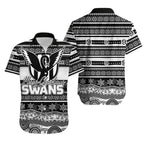 Swan Districts Football Club Hawaiian Shirt Christmas 2021 Style