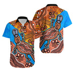 Aboriginal Platypus Hawaiian Shirt Tribal No.5