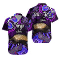 custom-personalised-australian-astrology-hawaiian-shirt-virgo-echidna-zodiac-aboriginal-vibes-purple