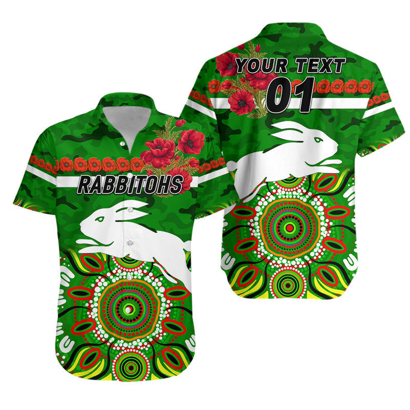 custom-personalised-south-sydney-rabbitohs-anzac-2022-hawaiian-shirt-indigenous-vibes-green