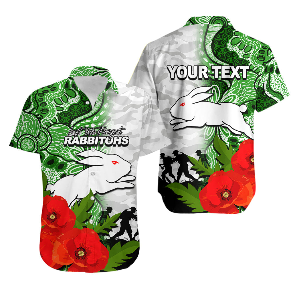 custom-personalisedrabbitohs-anzac-day-aboriginal-mix-army-patterns-hawaiian-shirt