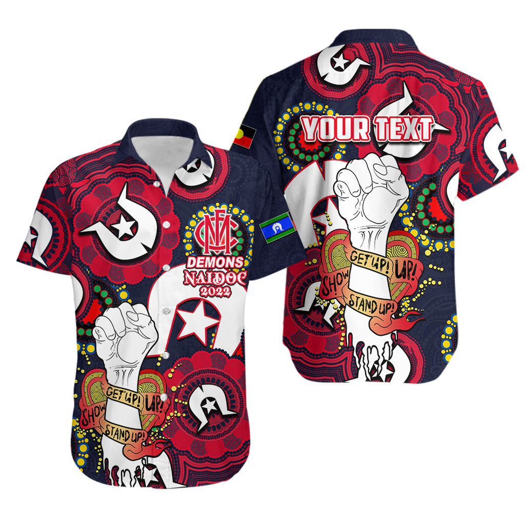 custom-personalised-demons-australian-football-hawaiian-shirt-naidoc-week-2022-lets-fight-together
