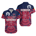 Melbourne Demons Indigenous Hawaiian Shirt Football NAIDOC Week Style LT8 - Vibe Hoodie
