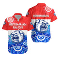Western Aranda Bulldogs Hawaiian Shirt Hermannsburg Indigenous Version LT8 - Vibe Hoodie