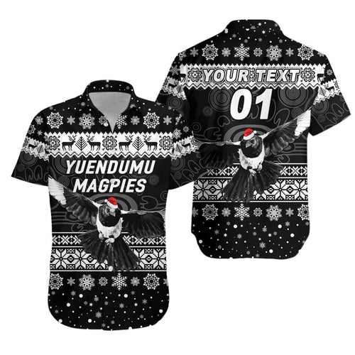 custom-personalised-yuendumu-magpies-football-club-hawaiian-shirt-christmas-simple-style-black