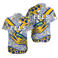 Parramatta Eels Hawaiian Shirt 2021 Indigenous Simple Style - White