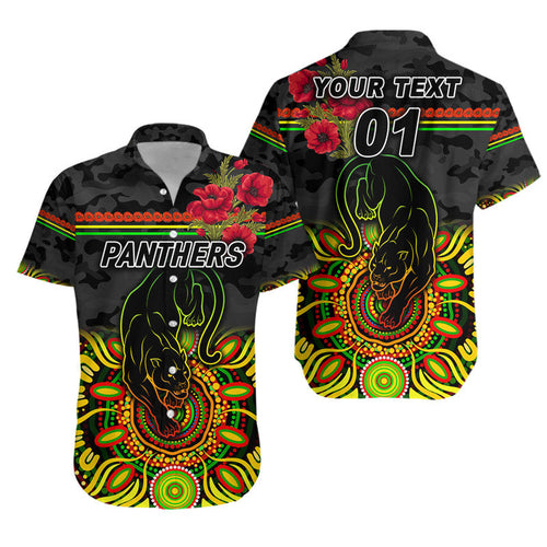 custom-personalised-penrith-panthers-anzac-2022-hawaiian-shirt-indigenous-vibes-black