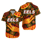 Parramatta Eels Hawaiian Shirt 2021 Indigenous Vibes - Black