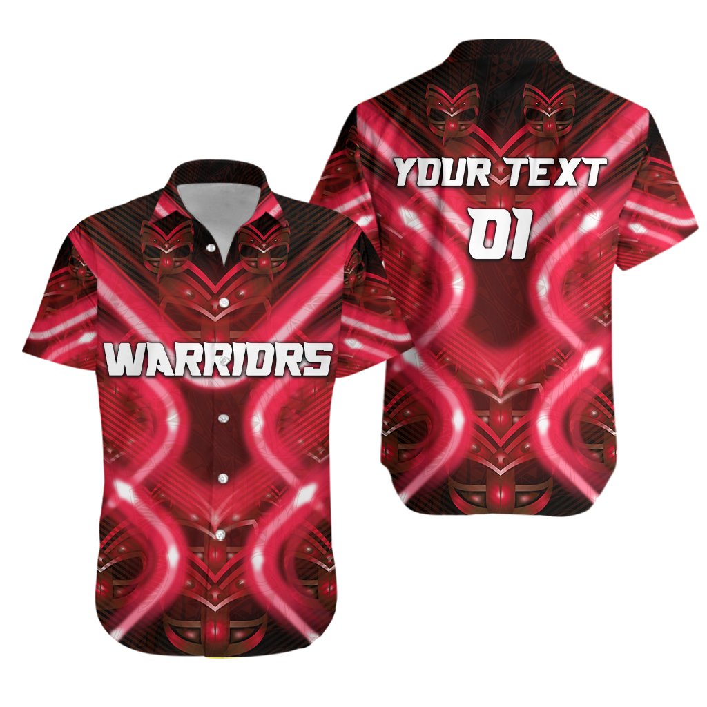 custom-personalised-new-zealand-warriors-rugby-hawaiian-shirt-original-style-red-custom-text-and-number