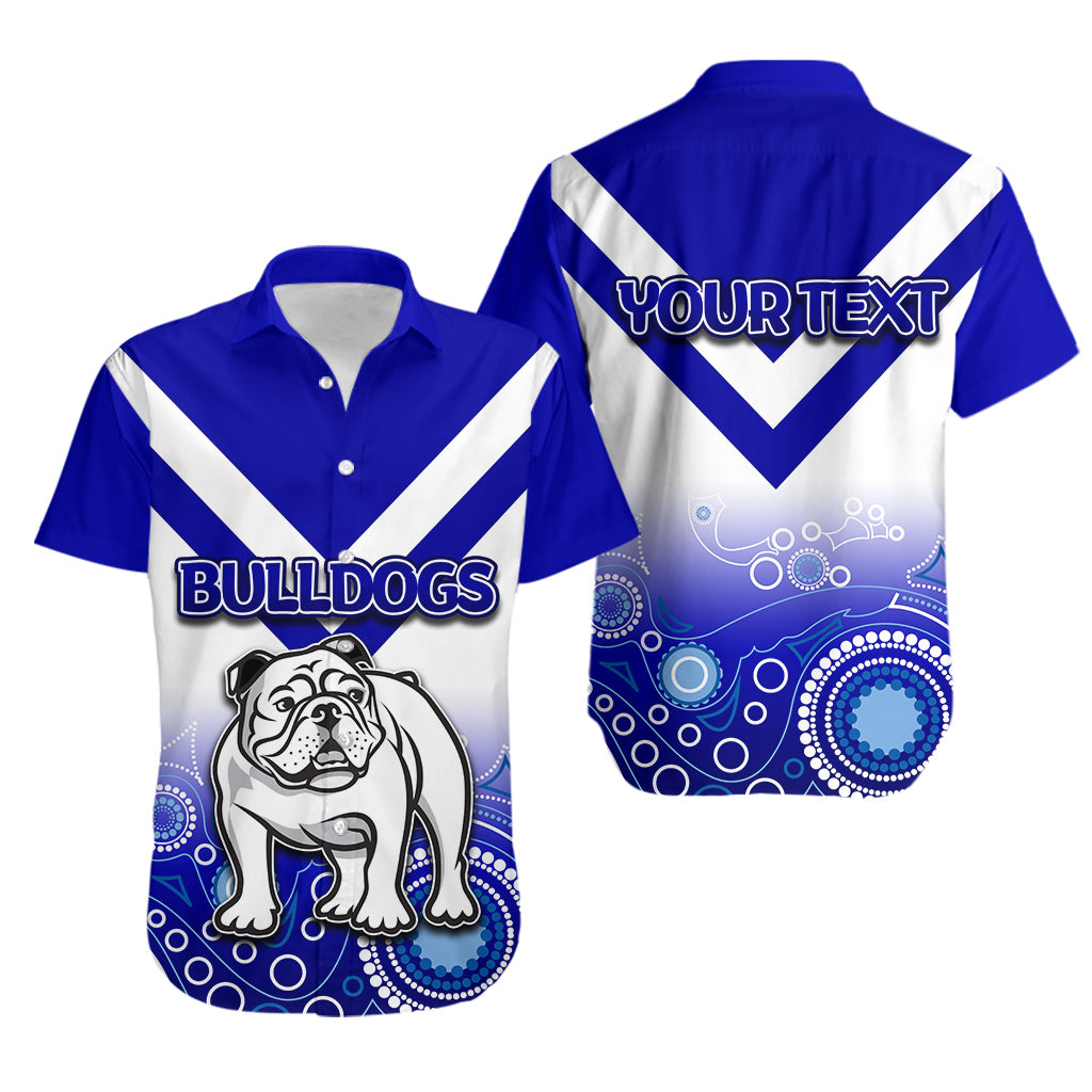 (Custom Personalised) Bulldogs Hawaiian Shirt Aboriginal Simple LT6 - Vibe Hoodie