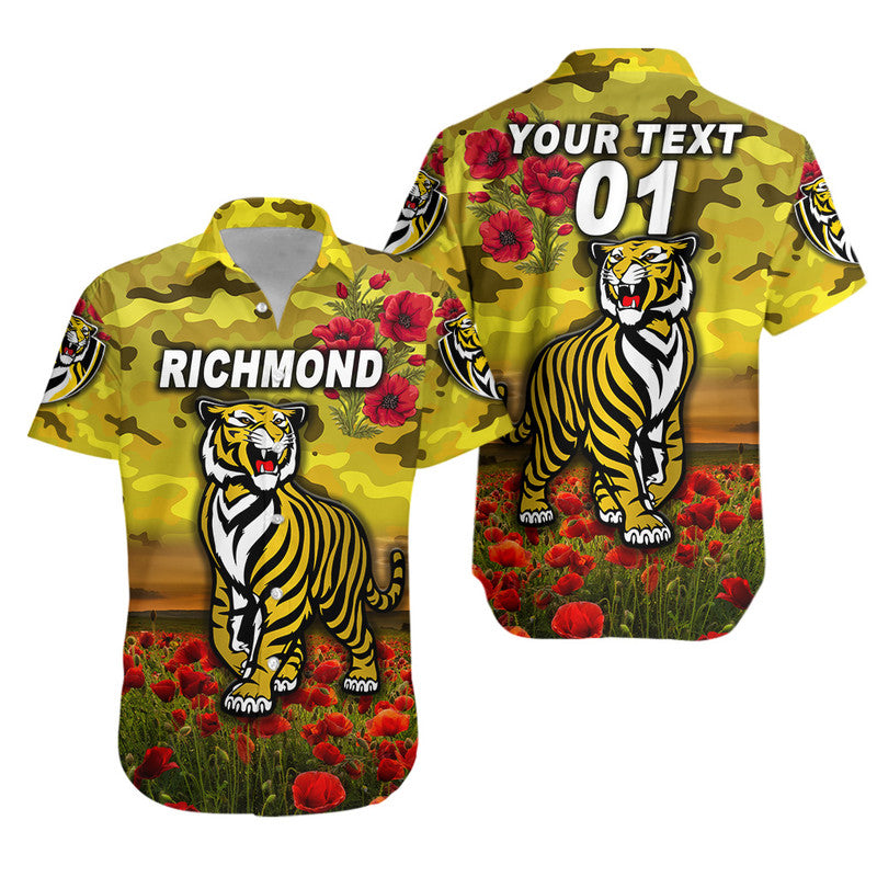 custom-personalised-richmond-tigers-anzac-hawaiian-shirt-poppy-vibes-yellow
